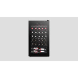 INVENTOR SK-34BD 34 BOTTLES - BLACK WINE REFRIGERATOR - 93L