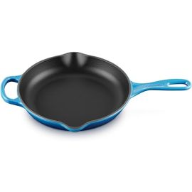 Le Creuset-Azure Cast Iron Round Skillet 23cm