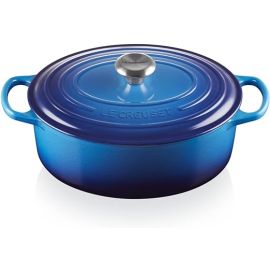 Le Creuset-Azure Cast Iron Oval Casserole 29cm/4.7L