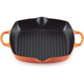 Le Creuset-Volcanic Cast Iron Deep Square Grill 30cm