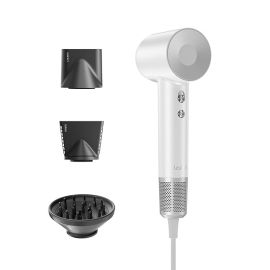 LAIFEN SWIFT SPECIAL - 110,000 RPM - High-Speed Hair Dryer - Negative Ionic Blow - Pearl White (3 Nozzles)