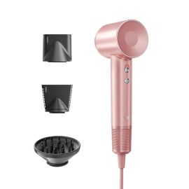 LAIFEN SWIFT SPECIAL - 110,000 RPM - High-Speed Hair Dryer - Negative Ionic Blow - Petal Pink (3 Nozzles)