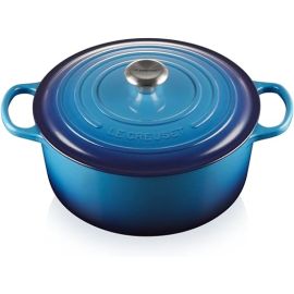 Le Creuset-Azure Cast Iron Round Casserole 28cm/6.7L