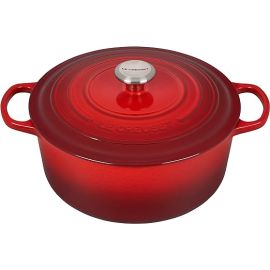 Le Creuset-Cerise Cast Iron Round Casserole 28cm/6.7L