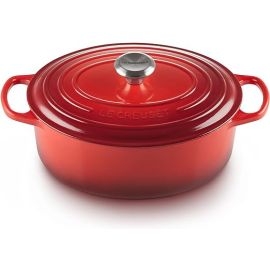 Le Creuset-Cerise Cast Iron Oval Casserole 29cm/4.7L