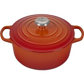 Le Creuset-Volcanic Cast Iron Round Casserole 24cm/4.2L