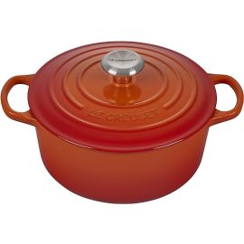 Le Creuset-Volcanic Cast Iron Round Casserole 24cm/4.2L