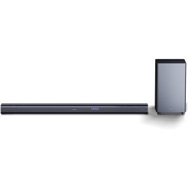 SHARP HT-SBW800 5.1.2 Soundbar, 570W Dolby Atmos Soundbar with Subwoofer for TV with Wireless Bluetooth, Surround Sound, 4K Pass-Through, Aux, HDMI ARC /CEC & USB Playback, Table Top Sound Bar -Black