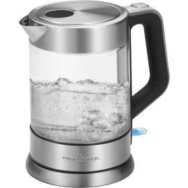 ProfiCook PC-WKS 1107 G S/S Glass Kettle, 1.5 L, 2200 W Maximum, Stainless Steel