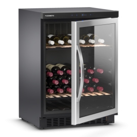 DOMETIC B68G NEW COMPRESSOR WINE REFRIGERATOR WITH GLASS DOOR, 68 BOTTLES