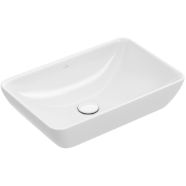 Villeroy & Boch - Venticello Semi-recessed washbasin 555 x 360 x 180 mm, White Alpin, with overflow, unpolished