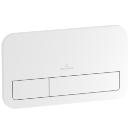 Villeroy & Boch - ViConnect installation systems Toilet flush plate Dual flush, White