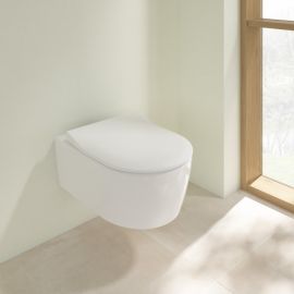 Villeroy & Boch - Avento wall-mounted, with DirectFlush, White Alpin complete with seat & cover