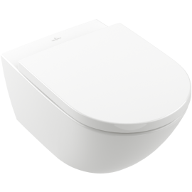 Villeroy & Boch - Subway 3.0 Washdown toilet, rimless, wall-mounted, with TwistFlush, White Alpin