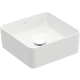 Villeroy & Boch - Collaro Surface-mounted washbasin 380 x 380 x 145 mm, White Alpin, without overflow, unpolished