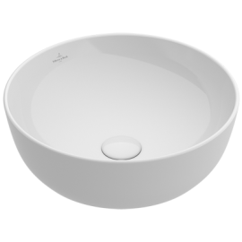 Villeroy & Boch - Artis Surface-mounted washbasin 430 x 430 x 150 mm, Alpin White , without overflow, unpolished