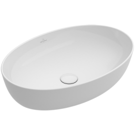 Villeroy & Boch - Artis Surface-mounted washbasin 610 x 410 x 150 mm, White alpin, without overflow, unpolished