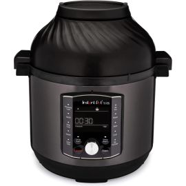 Instant Pot Pro Crisp 11-in-1 Electric Multi Cooker - Pressure Cooker, Air Fryer, Slow Cooker, Steamer, Griller, Dehydrator and Sous Vide Machine -Black Stainless Steel, 1500 W, 7.6L