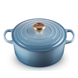 Le Creuset-Chambray Cast Iron Round Casserole 24cm/4.2L