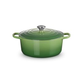Le Creuset-Bamboo Green Cast Iron Round Casserole 28cm/6.7L