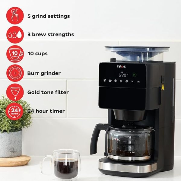 Coffee pots that grind beans top