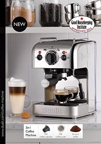 Dualit 84440 3 in 1 Coffee Machine Silver