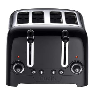 Dualit 46205 4 Slot Lite Toaster in Black Finish