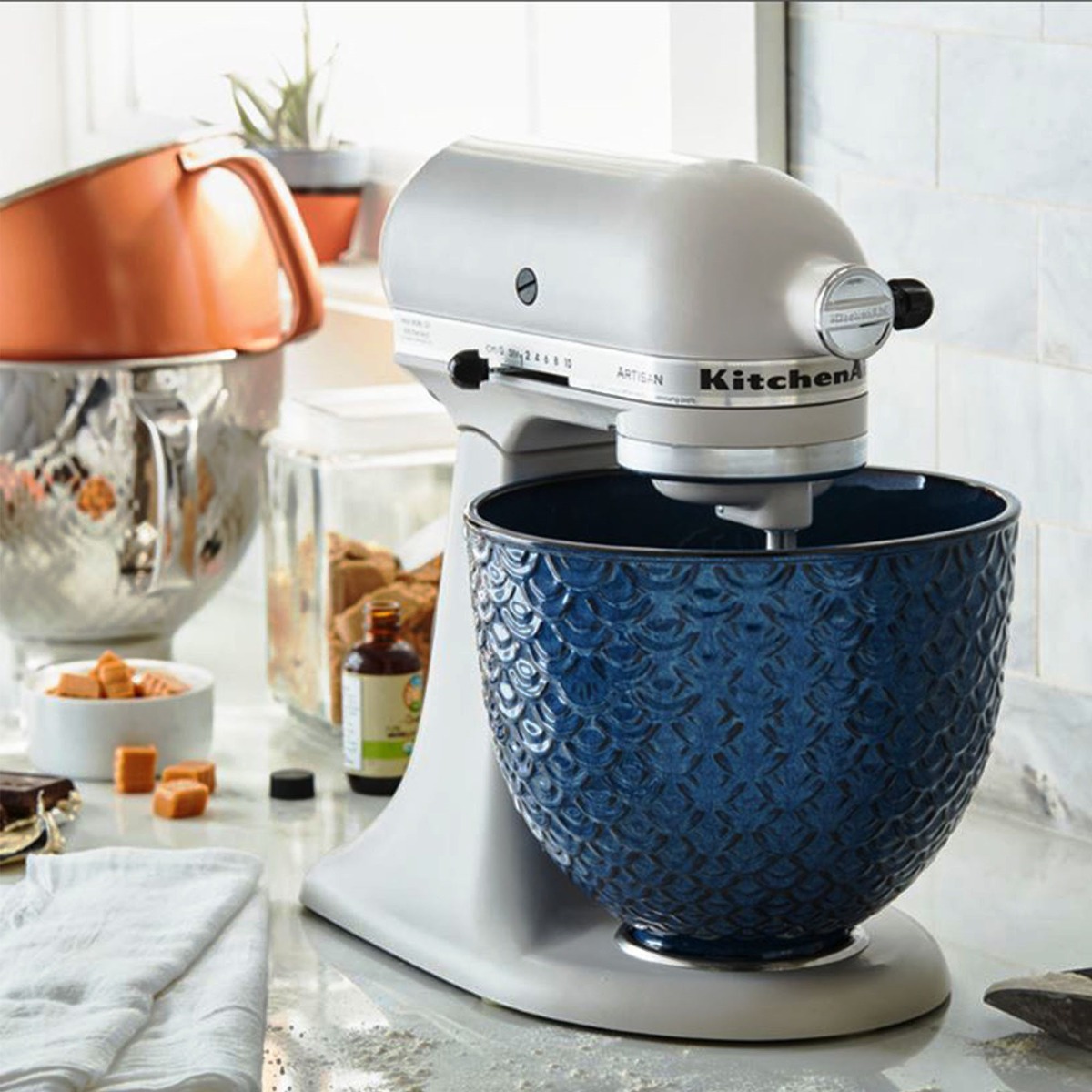 0121282 bol ceramica 47l mermaid lace kitchenaid