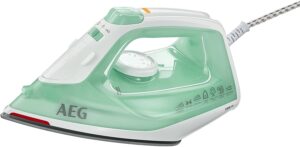 AEG EasyLine DB 1720 Dry & Steam iron Stainless steel soleplate Aqua colour,White 2200 W