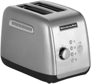 KITCHENAID TOASTER 2 SLICE AUTOMATIC - CONTOUR SILVER