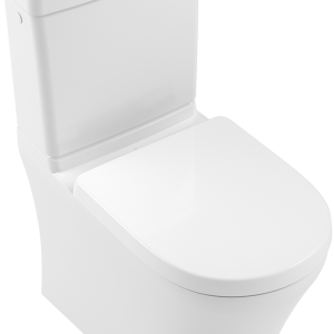 Villeroy & Boch - O.novo Washdown toilet for close-coupled WC-suite, rimless rimless, floor-standing, with DirectFlush, White Alpin