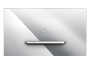 Villeroy & Boch - ViConnect installation systems Toilet flush plate Dual flush, Chrome