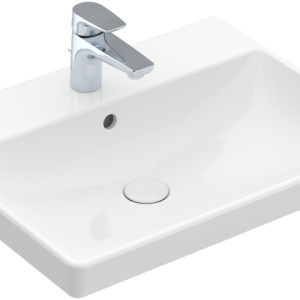 Villeroy & Boch - Avento Washbasins 600 x 470 x 180 mm, White Alpin, with overflow, unpolished