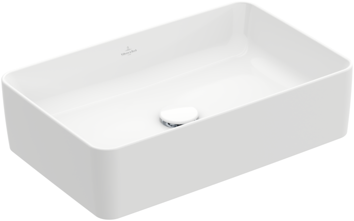 Villeroy & Boch - Collaro Surface-mounted washbasin 560 x 360 x 145 mm, White Alpin, without overflow, unpolished