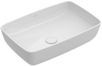 Villeroy & Boch - Artis Surface-mounted washbasin 585 x 385 x 150 mm, Alpin White , without overflow, unpolished