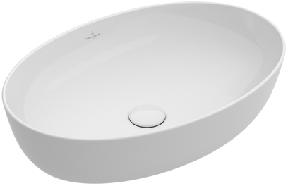 Villeroy & Boch - Artis Surface-mounted washbasin 610 x 410 x 150 mm, White alpin, without overflow, unpolished