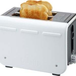 DUALIT TOASTER 2SL STUDIO WHT&GREY POLISHED