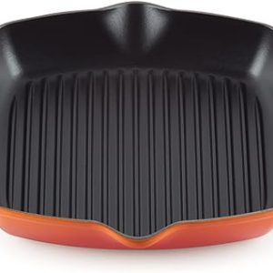 Le Creuset-Volcanic Cast Iron Deep Square Grill 30cm