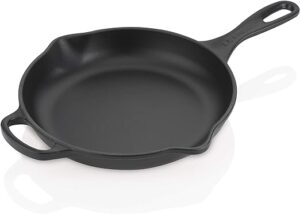 Le Creuset-Satin Black Cast Iron Round Skillet 23cm