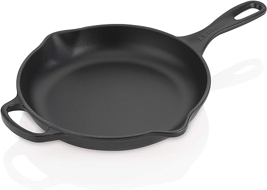 Le Creuset-Satin Black Cast Iron Round Skillet 23cm