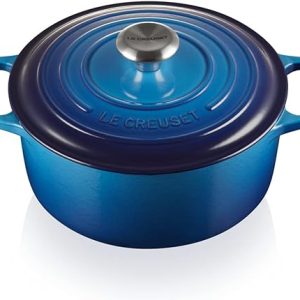 Le Creuset-Azure Cast Iron Round Casserole 24cm/4.2L