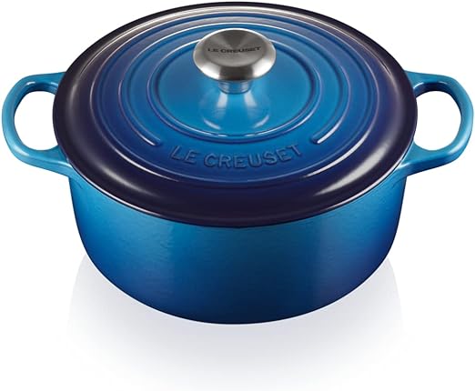 Le Creuset-Azure Cast Iron Round Casserole 24cm/4.2L