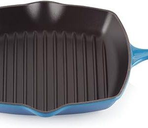 Le Creuset-Azure Cast Iron Square Grillit® 26cm