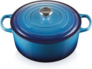 Le Creuset-Azure Cast Iron Round Casserole 28cm/6.7L