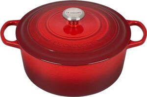 Le Creuset-Cerise Cast Iron Round Casserole 28cm/6.7L