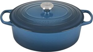 Le Creuset-Deep Teal Cast Iron Oval Casserole 31cm/6.3L