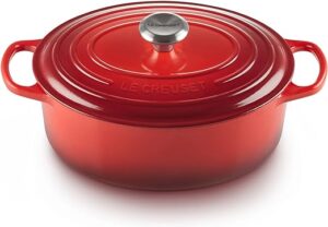 Le Creuset-Cerise Cast Iron Oval Casserole 29cm/4.7L