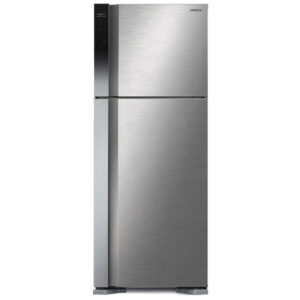 HITACHI Top Mount Double Door Refrigerator RV541PRU0, 450L, Inverter Dual Fan Cooling - Brilliant Silver