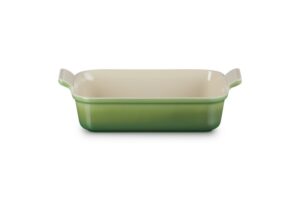 Le Creuset-Bamboo Green Stoneware Heritage Rectangular Dish 26cm/2.4L