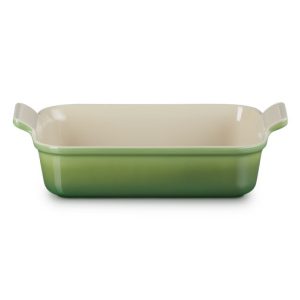 Le Creuset-Bamboo Green Stoneware Heritage Rectangular Dish 26cm/2.4L